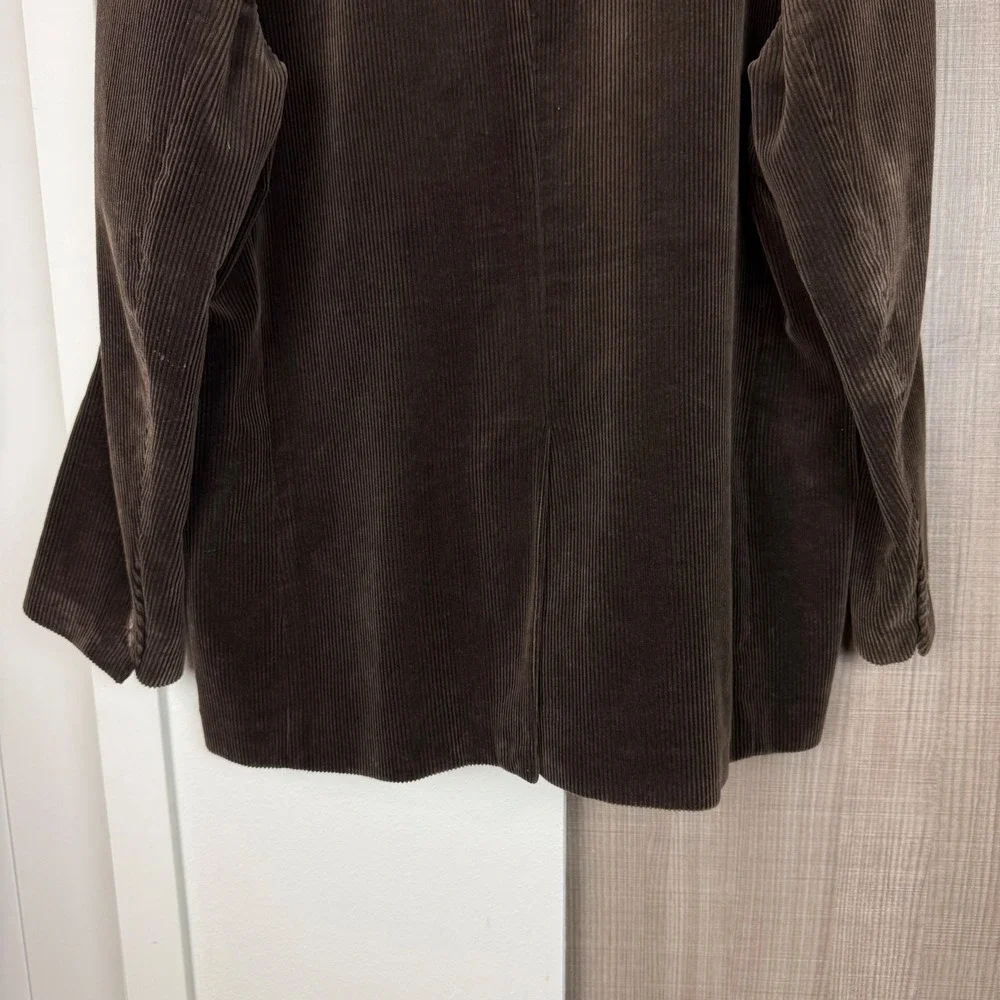 Vintage Polo Ralph Lauren Brown Corduroy Blazer Jacket Sport Coat Macau XXL